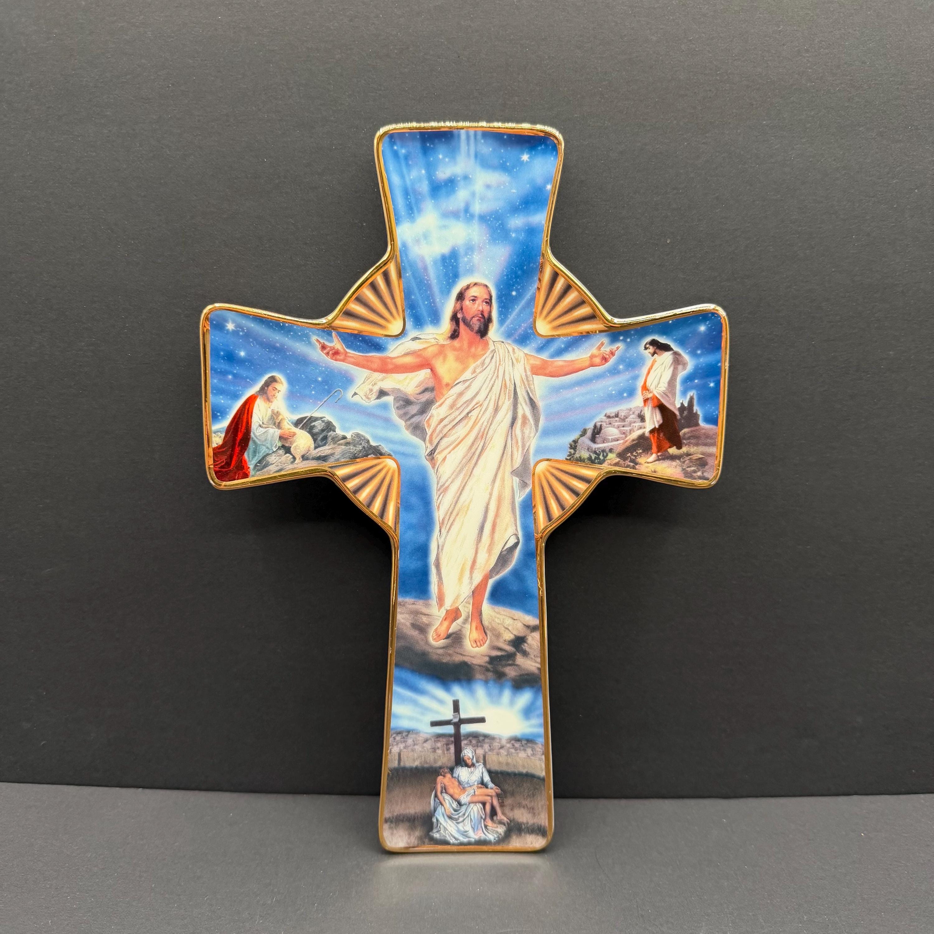 Franklin Mint Jesus Plates - Etsy