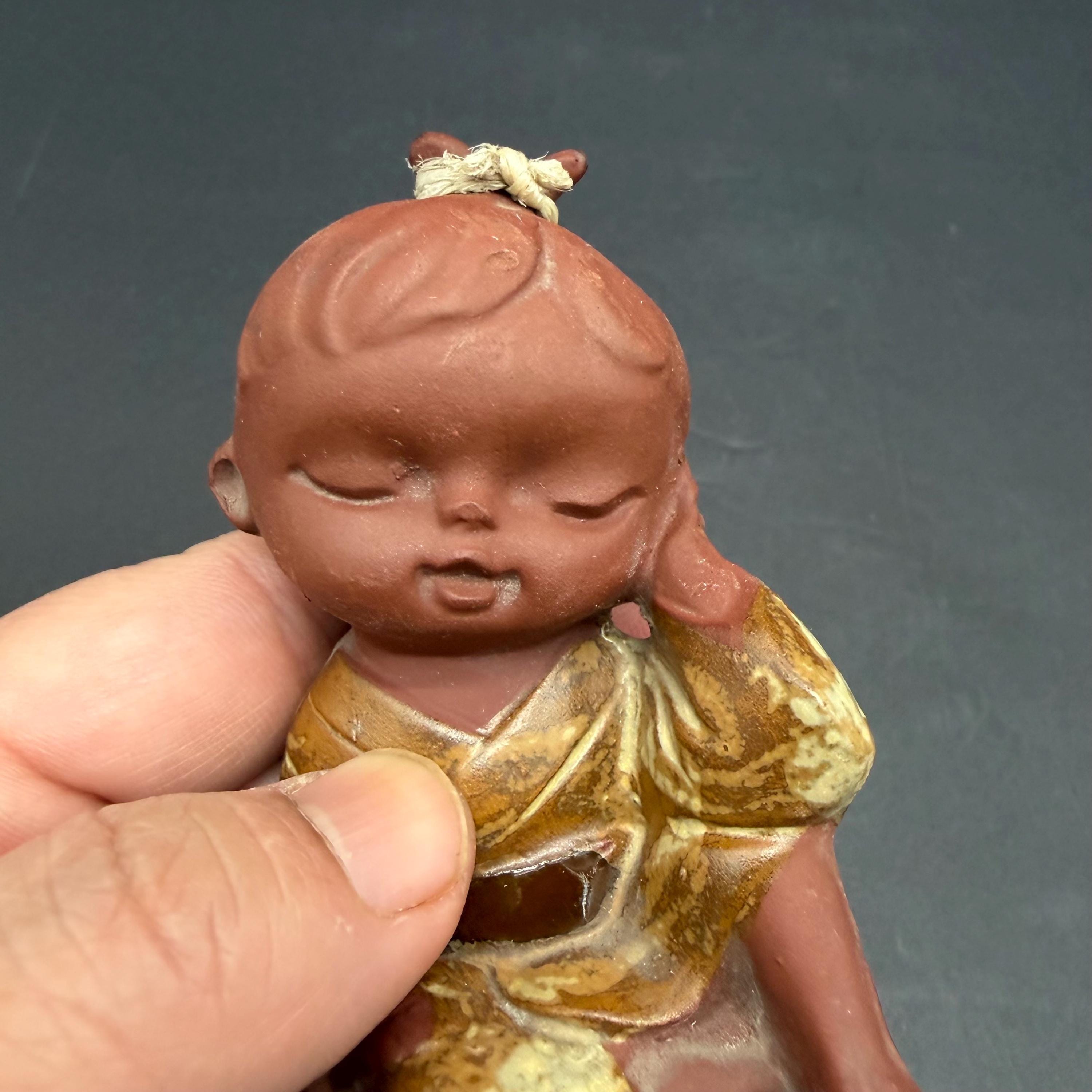 CRAFT Original Vintage SETO Figurine Girl Ceramic KK Shelf Sitter 