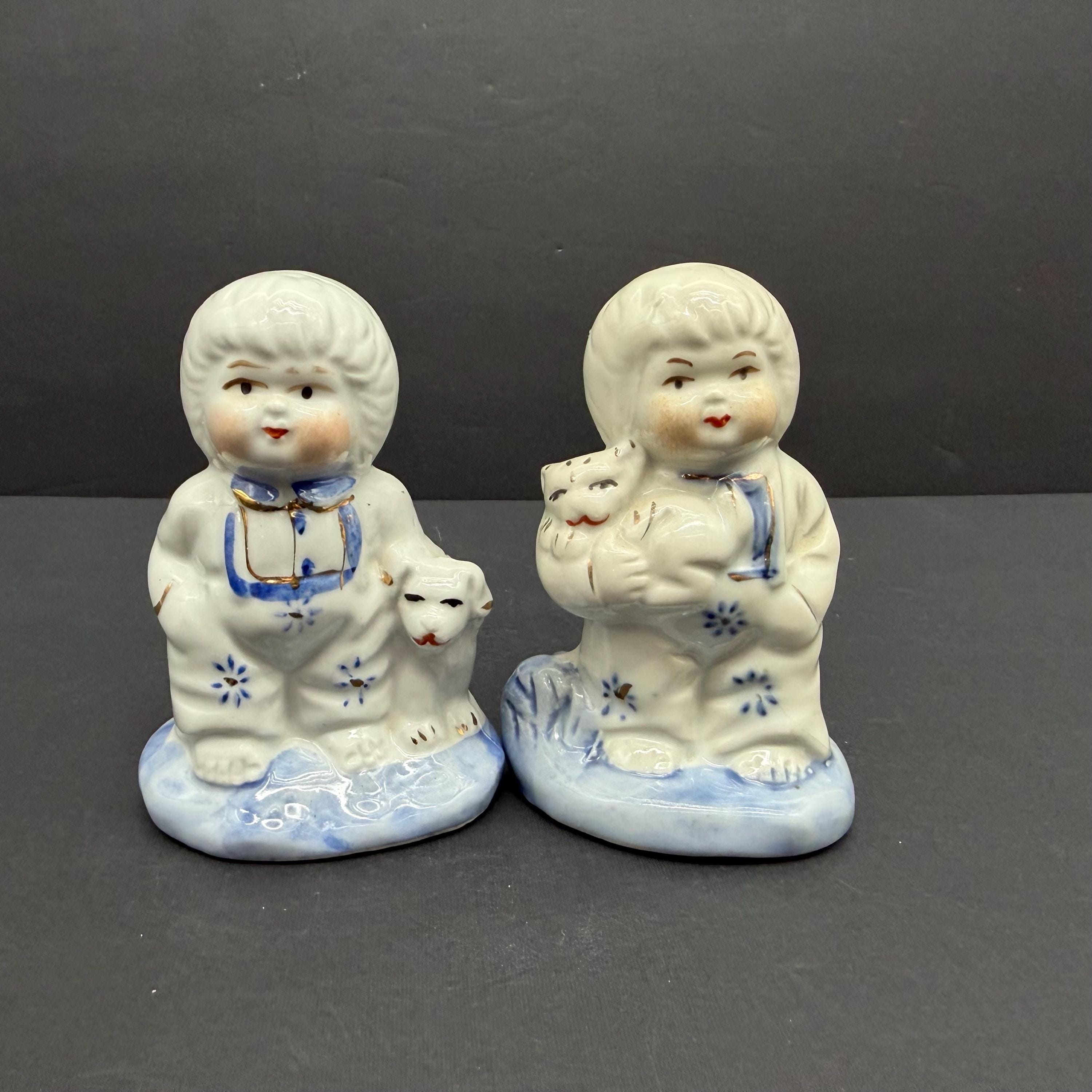 Porcelain children figurines japan - Etsy 日本