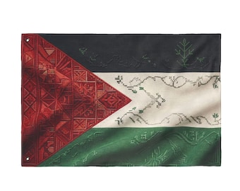 Palestine Flag double-sided Flag | Outdoor Palestinian Banner, Grommeted
