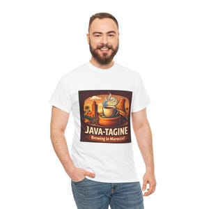Java-Tagine Marrakech Graphic Tee | Moroccan Travel Tshirt