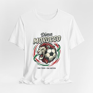 Dima Morocco National Team Fan Tshirt | Unisex Jersey Tee World Cup 2026