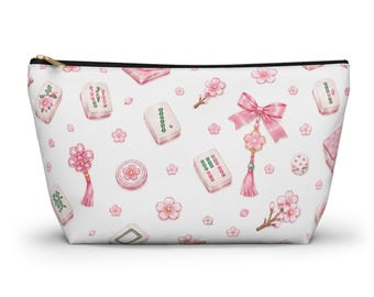 Mahjong Tile Accessory Pouch | Mahjong Tile Pouch - Mahjong Bag for Tiles, Mahjong Gift for Players