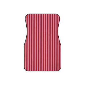 Red and Pink Stripe Car Floor Mats, Car Interiors Decoration | Gifts for Women Drivers image 18
