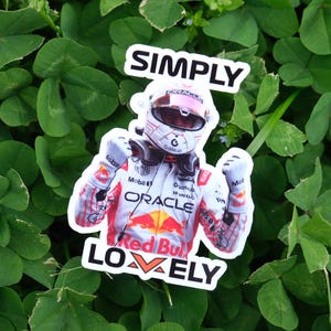 Max Verstappen Simply Lovely Sticker | 2 pack