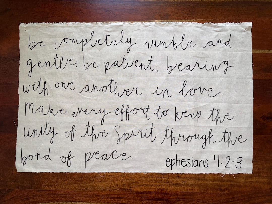 Custom Canvas Scripture Banner Wall Decor - Etsy