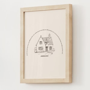 Joshua 24:15 As For Me and My House Wall Art