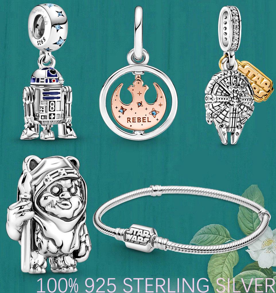 Sterling Silver Pandora Bracelet Charms Star Wars Pandora R2 D2