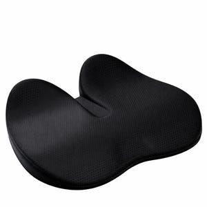 Ergonomic Memory Foam Seat Cushion – Sciatica Pain Relief, Office Chair Pillow