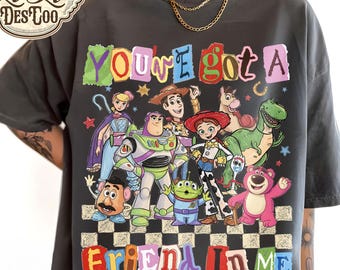 Adrettes Cartoon Spielzeug und Freunde 5 Charakter Png, Du hast einen Freund In mir Png, Spielzeug Freunde Png, Trendiges Girly Design, Familienurlaub 2026