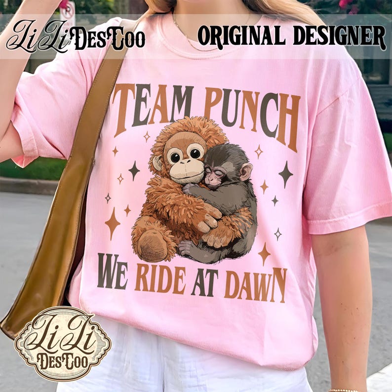 Team Punch Viral Png, Baby Punch Monkey Png, Punch the Monkey png, Viral Baby Monkey Inspired, Monkey Meme Digital File, Punch Monkey Png image 4