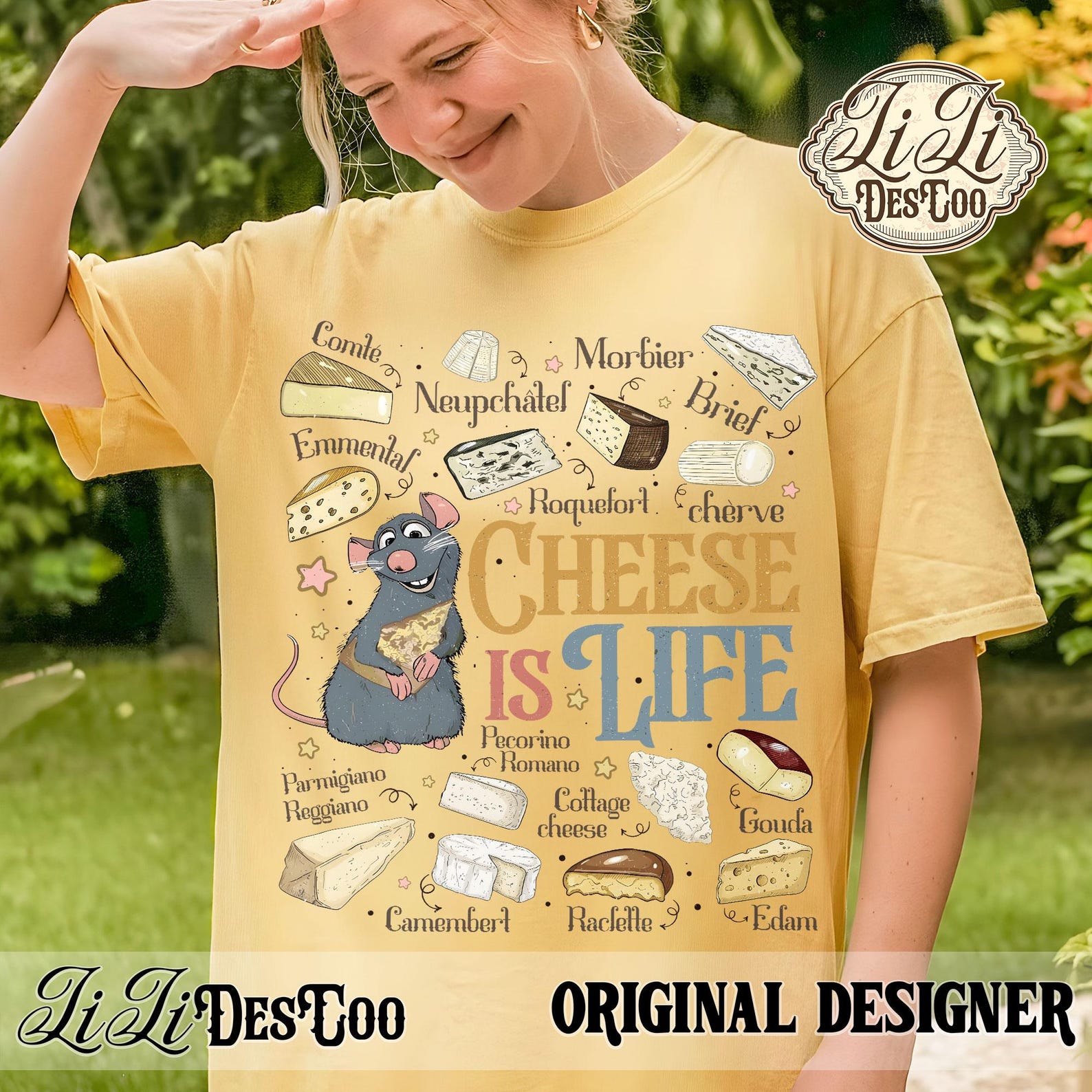 Ratatouille Cheese is Life PNG Digital Download, Ratatouille Png Little ...