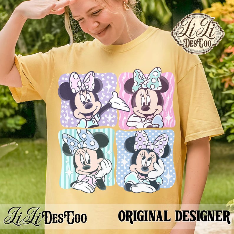 Retro Minnie Mouse PNG, Disney Magic Kingdom png, Minnie Mouse Trip , Family Vacation , Vintage Disney 2026 image 6