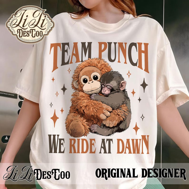 Team Punch Viral Png, Baby Punch Monkey Png, Punch the Monkey png, Viral Baby Monkey Inspired, Monkey Meme Digital File, Punch Monkey Png image 11