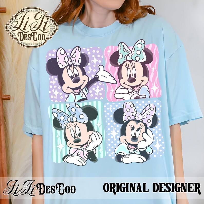 Retro Minnie Mouse PNG, Disney Magic Kingdom png, Minnie Mouse Trip , Family Vacation , Vintage Disney 2026 image 8