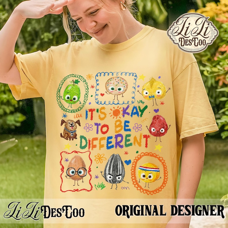 It's Okay To Be Different PNG, Autism Teacher Png, The Good Egg PNG, Neurodiversity Teacher Shirt Design, Autism Awareness Month