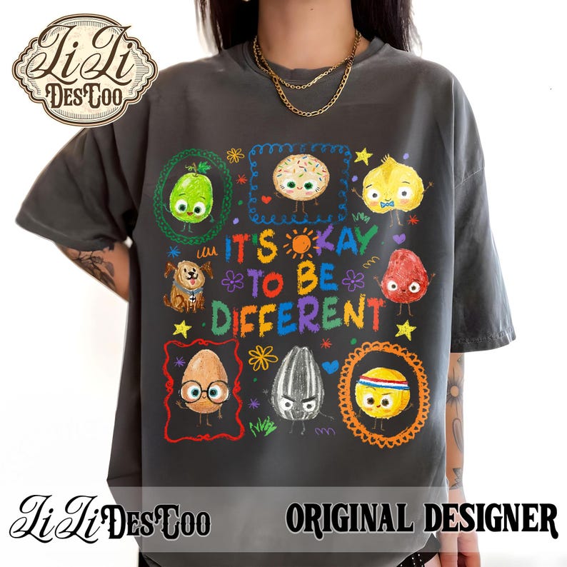 It's Okay To Be Different PNG, Autism Teacher Png, The Good Egg PNG, Neurodiversity Teacher Shirt Design, Autism Awareness Month