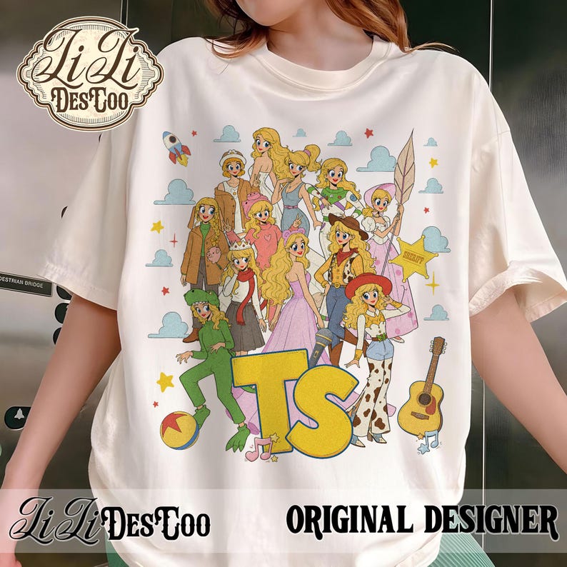 Vintage Tay Story PNG, Toy Story 5 Png, TS, WDW Disneyland Family Vacation 2026 Trip, Disney Pixar Fest, Jessie png