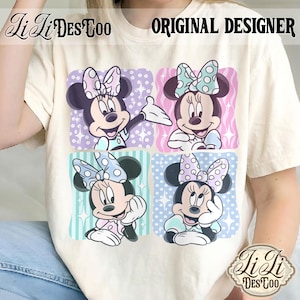 Retro Minnie Mouse PNG, Disney Magic Kingdom png, Minnie Mouse Trip , Family Vacation , Vintage Disney 2026 image 4