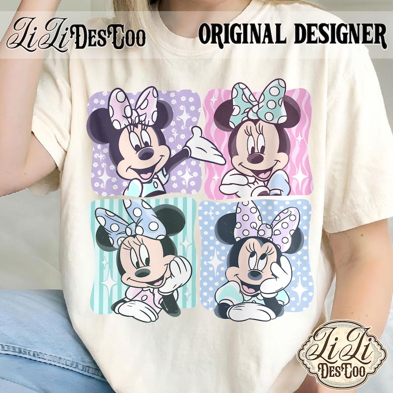 Retro Minnie Mouse PNG, Disney Magic Kingdom png, Minnie Mouse Trip , Family Vacation , Vintage Disney 2026 image 4
