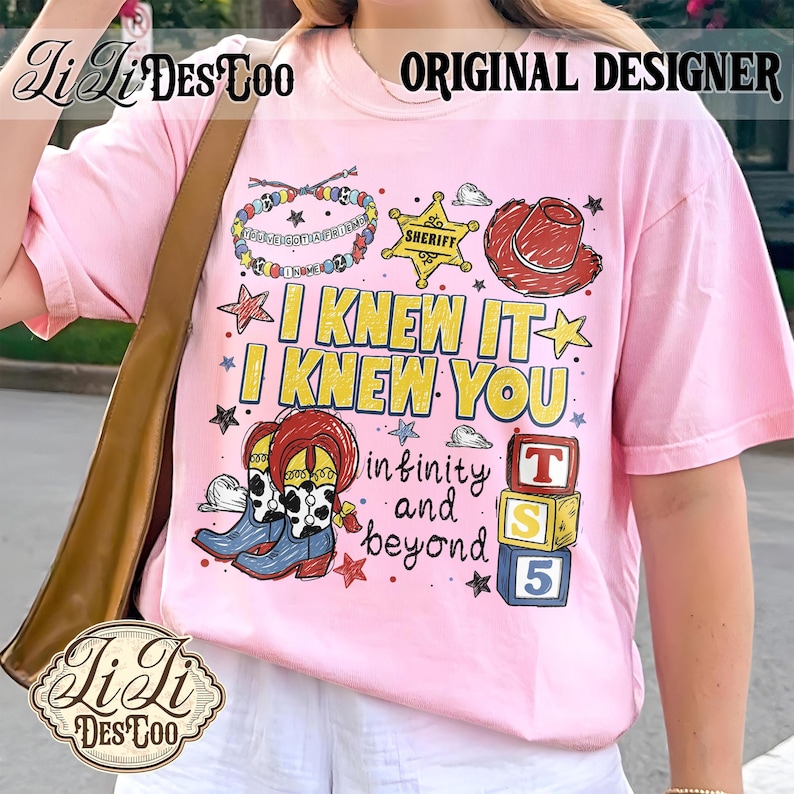 Ik wist het, ik kende je doodle kunst png, Yee Haw Kids tshirt ontwerp, karakters clipart, grappige retro sublimatie png, TS armband png afbeelding 4