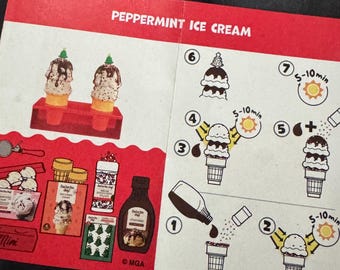 2025 Target Holiday Peppermint ice cream Miniverse