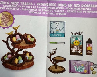 Miniverse ULTRA RARE Spring 4 brand new birds nests treats craft kit Non edible!