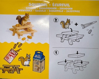 New Miniverse Animals Series  2 squirrel craft kit