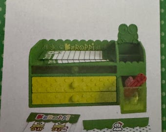 Hello kitty and friends 3 Stationary Keroppi frog new set craft kit toy