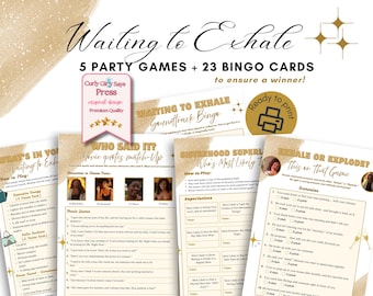 Waiting to Exhale Party Games Bundle: Black Women's Night In (PDF Downloadable)