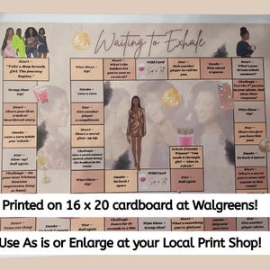Black Girls In Waiting to Exhale Inspired Board Game: PDF Downloadable, Edit in Canva image 3