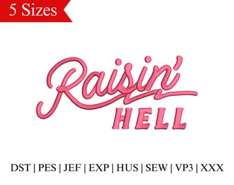 Raisin Hell Stickdatei: Waschbär für Kinder (5 Größen) (Instant Download)