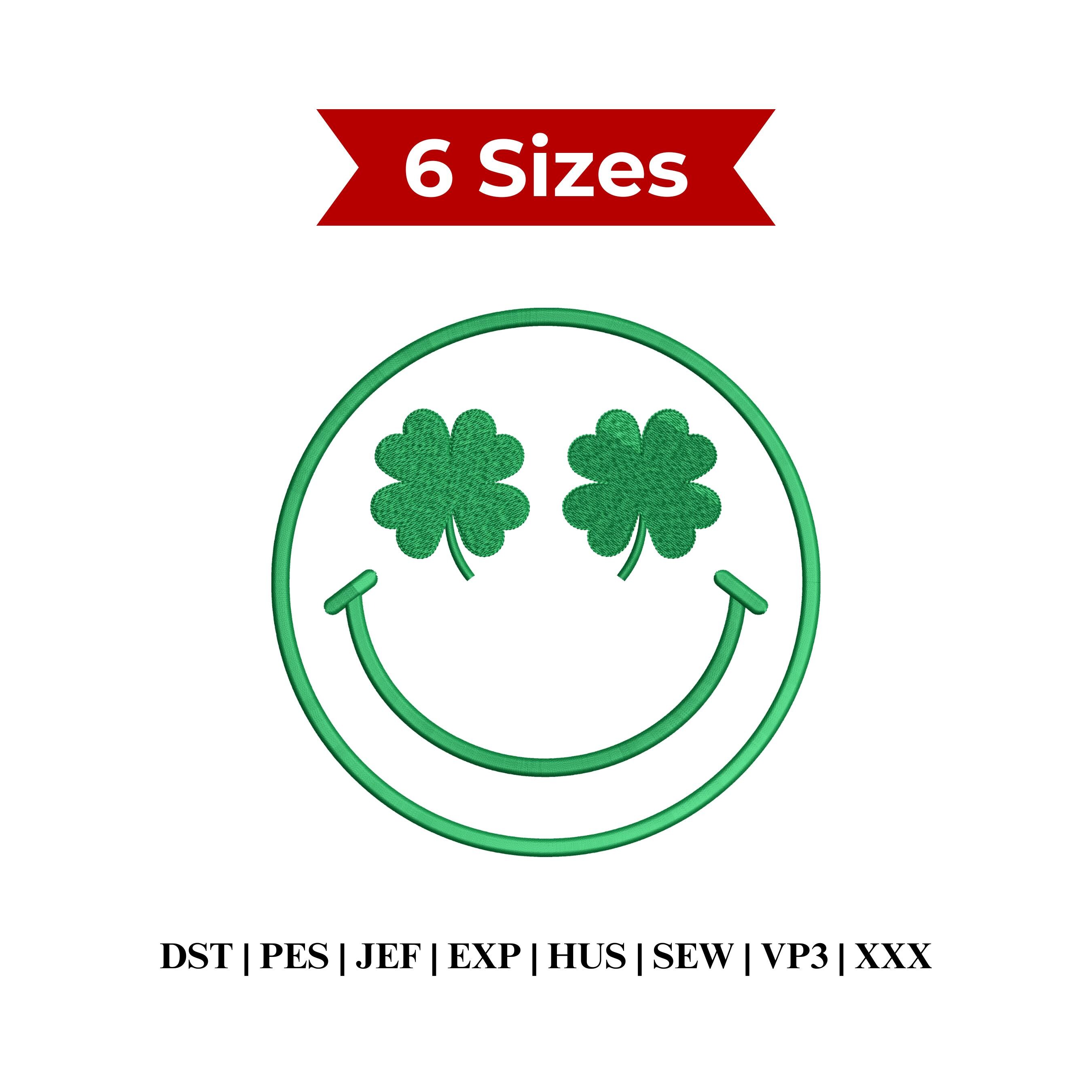 4 Leaf Clover Smiley - Etsy