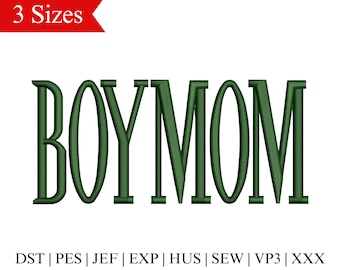 Boy Mom Embroidery Design, Mother's Day Embroidery Design, Boy  Mama Embroidery Design, Mother’s Day Gift - 3 Sizes - Instant Download