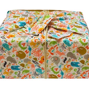 Alphabets from A to Z Reusable gift wrap