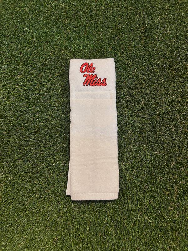 Ole miss football towel QB towel