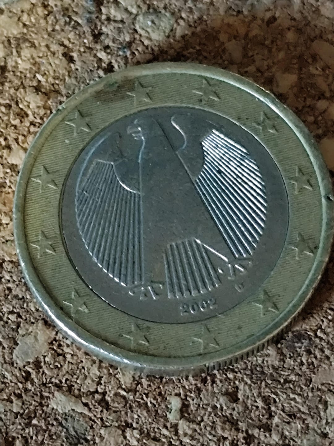 Seltene 1 Euro Mnze 2002