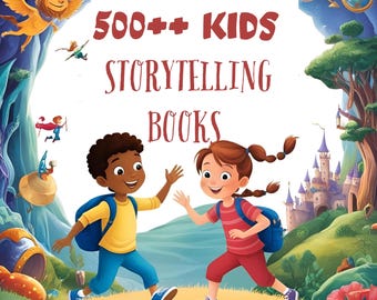 Kids Bedtime Stories eBook Bundle – 500++ Printable & Digital Storytelling Books for Toddlers I Young Readers