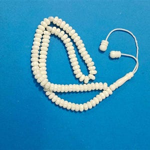 REAL Camel Bone Islamic Prayer 99 Beads, Tasbih, Misbaha, Tasbeeh, Muslim Tasbih, Worry Beads, Tasbih 99, Tasbeeh 99, Tasbih Customized 8mm