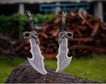 The Blades of Chaos are the iconic, chained dual swords wielded by Kratos in the God of War video game series