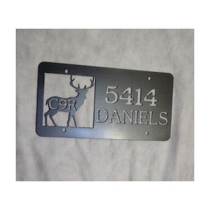 Custom Decorative License Plate