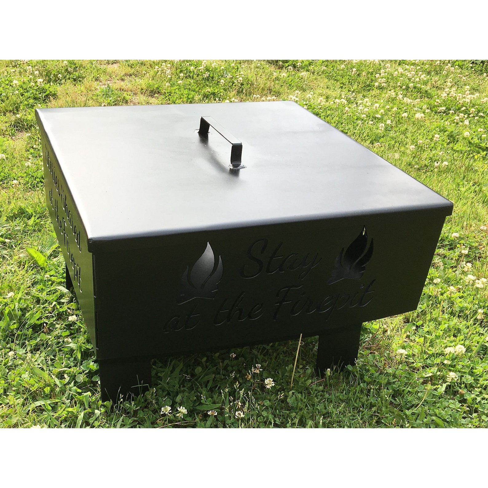 Fire Pit Cover 22 Inch Solid cover Only Etsy