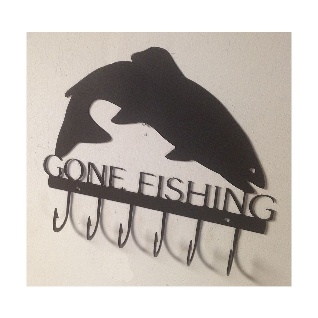 Gone Fishing Trout Fishing Key Rack - Etsy