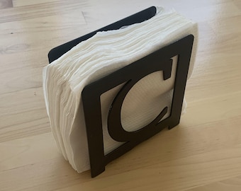 Napkin Holder, Monogram