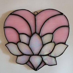 Stained Glass Lotus Heart image 2