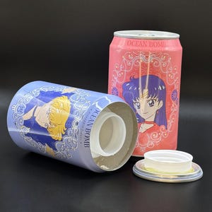 Sailor Moon Regular Secret Soda Stash Can- Lots of Different Patterns!