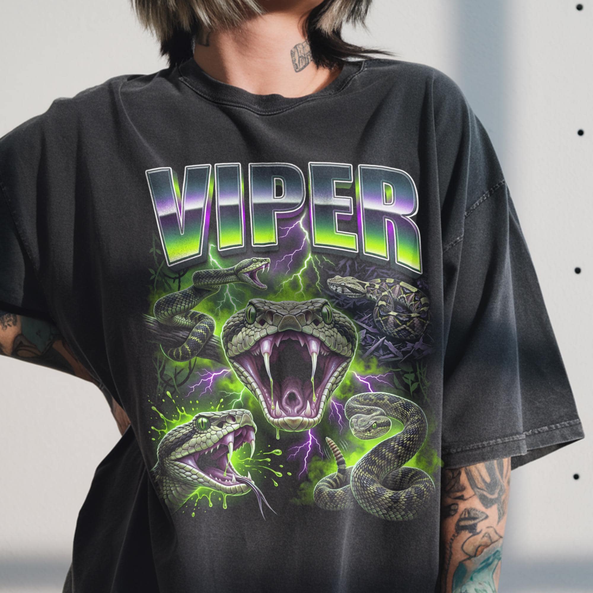 ☆超希少⚫VIPER□バイパー WORLD TOUR 92-93 Tシャツ M ☆超希少