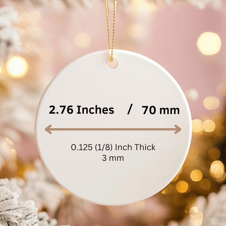 Wissenschaft Atom Ornament | Impasto Stil, Geschenk für Physiklehrer Bild 6