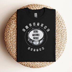 Drum Quote Kids T-Shirt: Motivational Music Tee for Boys & Girls