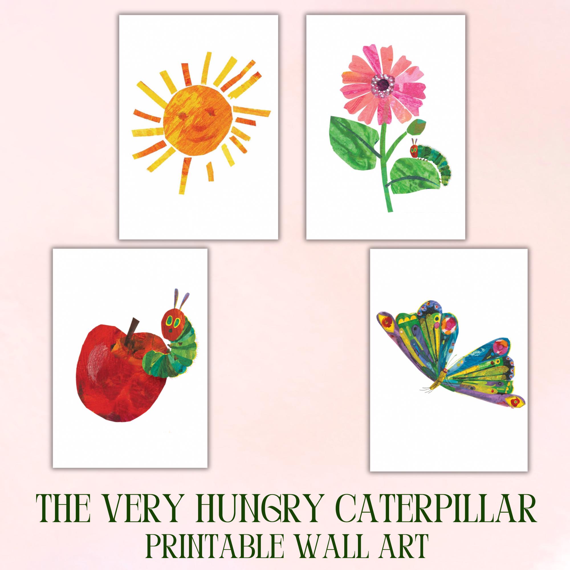 The Very Hungry Caterpillar Printable Wall Art / Nursery Baby Kids ...